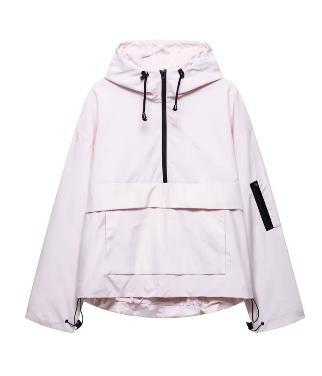 Sudadera Impermeable Rosa crema