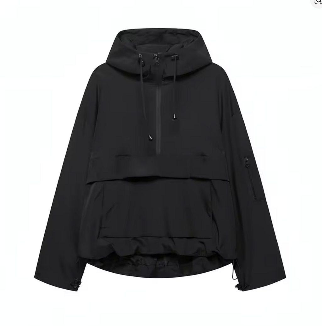 Sudadera Impermeable Negro