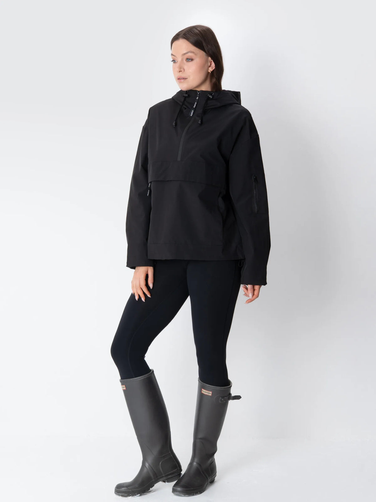 Sudadera Impermeable Negro