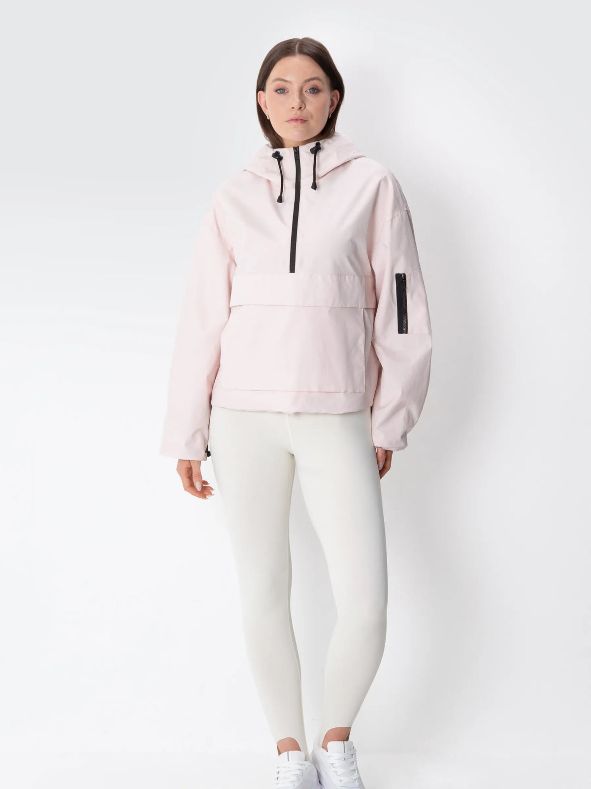 Sudadera Impermeable Rosa crema