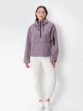 Sudadera Impermeable Lila
