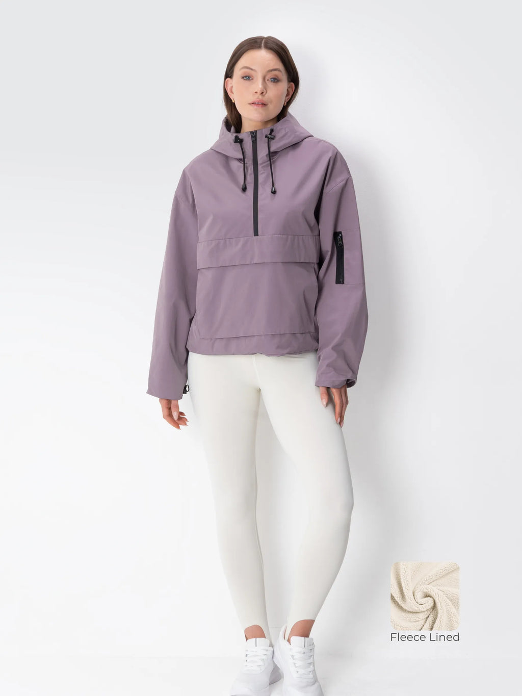 Sudadera Impermeable Lila