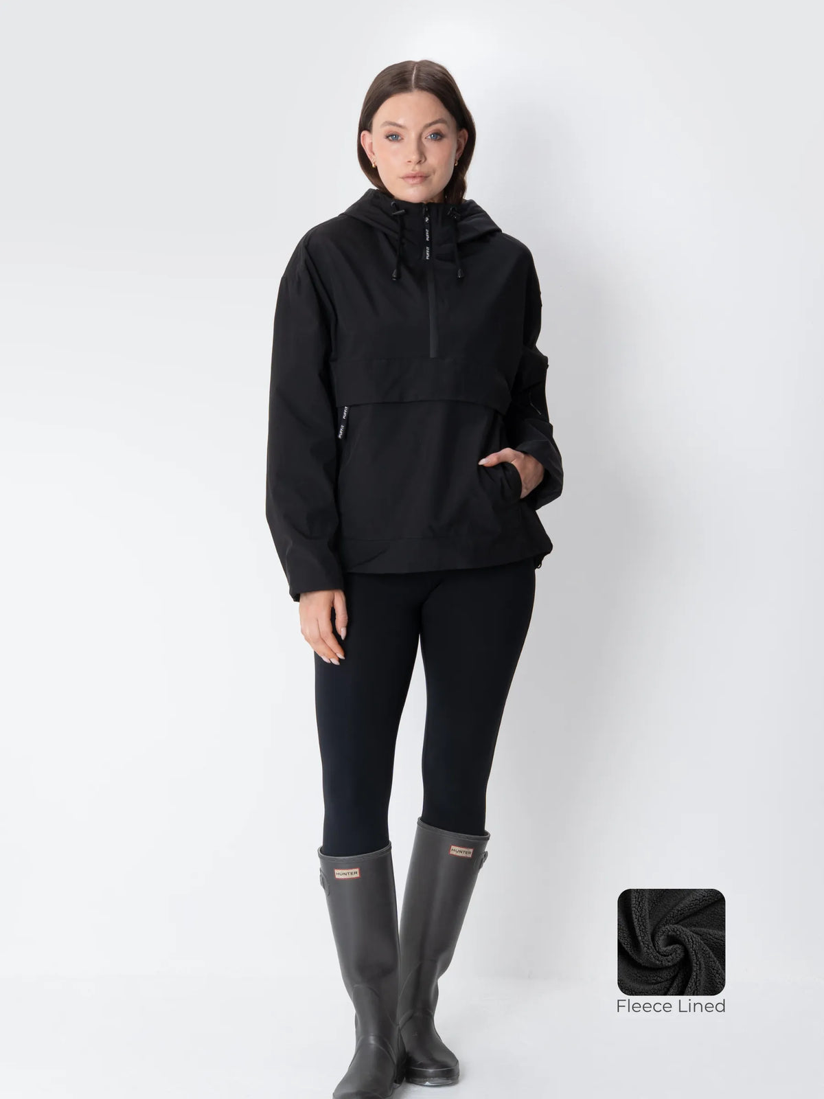 Sudadera Impermeable Negro