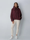 Chaqueta Impermeable Lunares Rojo
