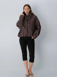 Chaqueta Impermeable BROWN DOT