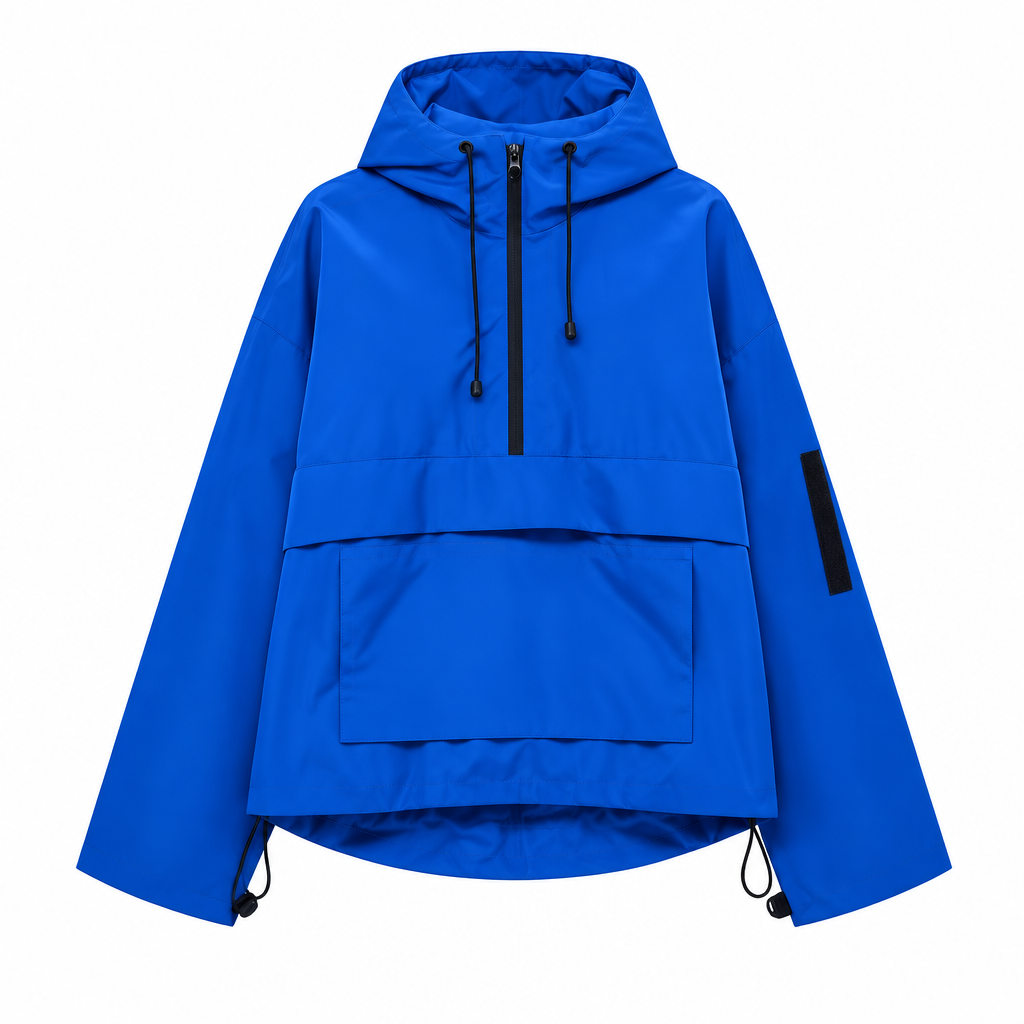 Sudadera Impermeable Azul eléctrico