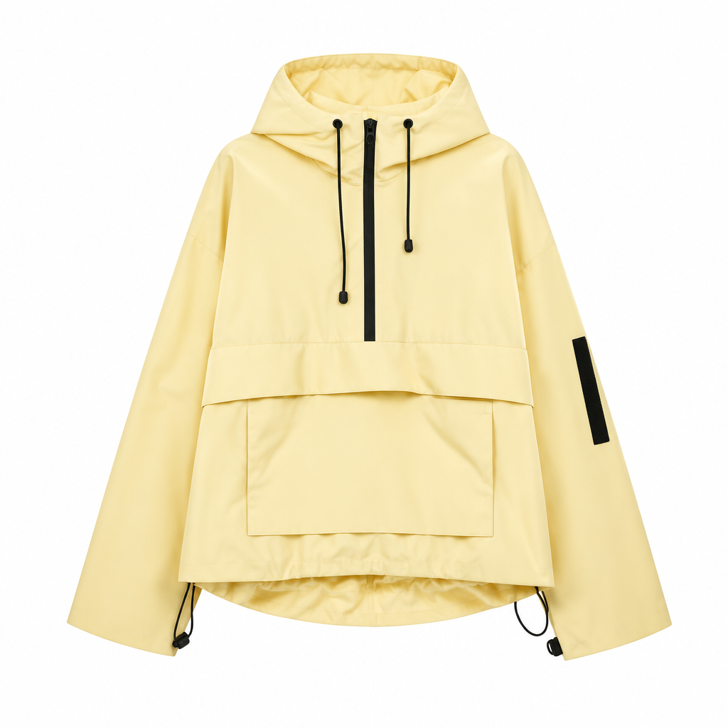 Sudadera Impermeable Amarillo mantequilla